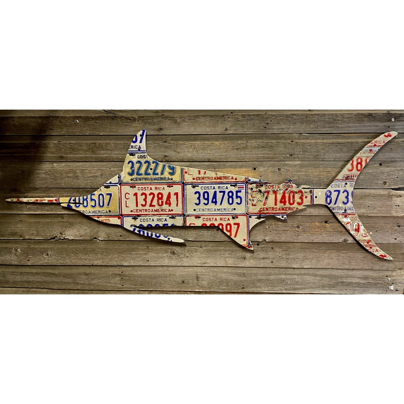 Costa Rica Marlin License Plate Art