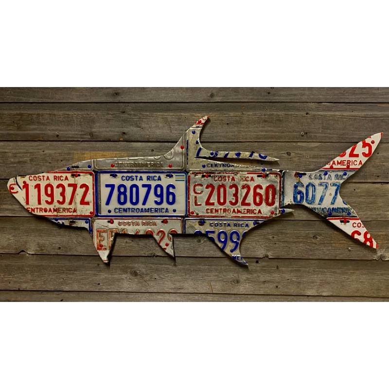 Costa Rica Tarpon License Plate Art