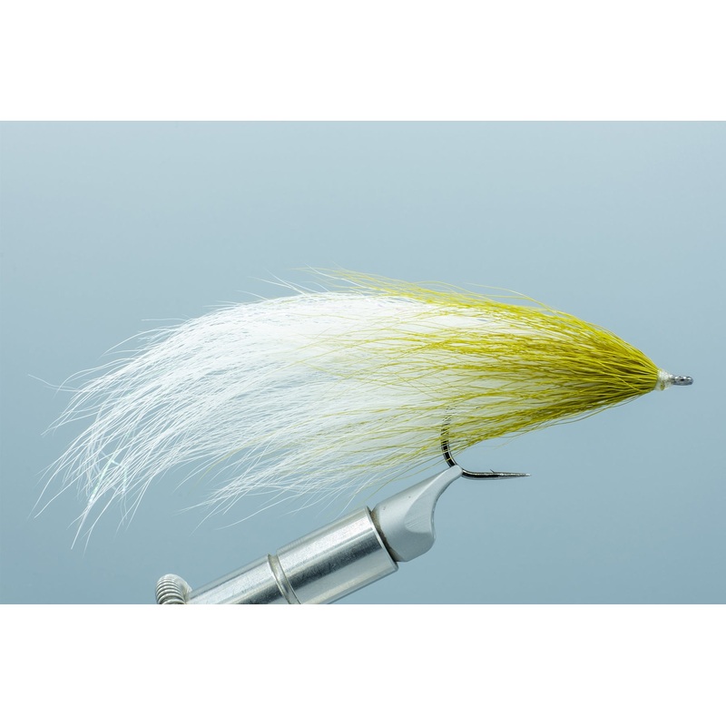 Popovics’ Bucktail Deceiver Olive/White #2/0