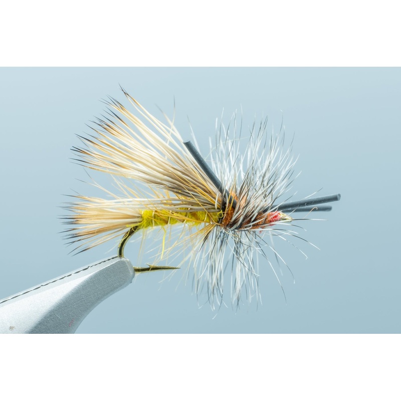 Stimulator Yellow/Orange Black Rubbber Leg #16 – 1 Doz.
