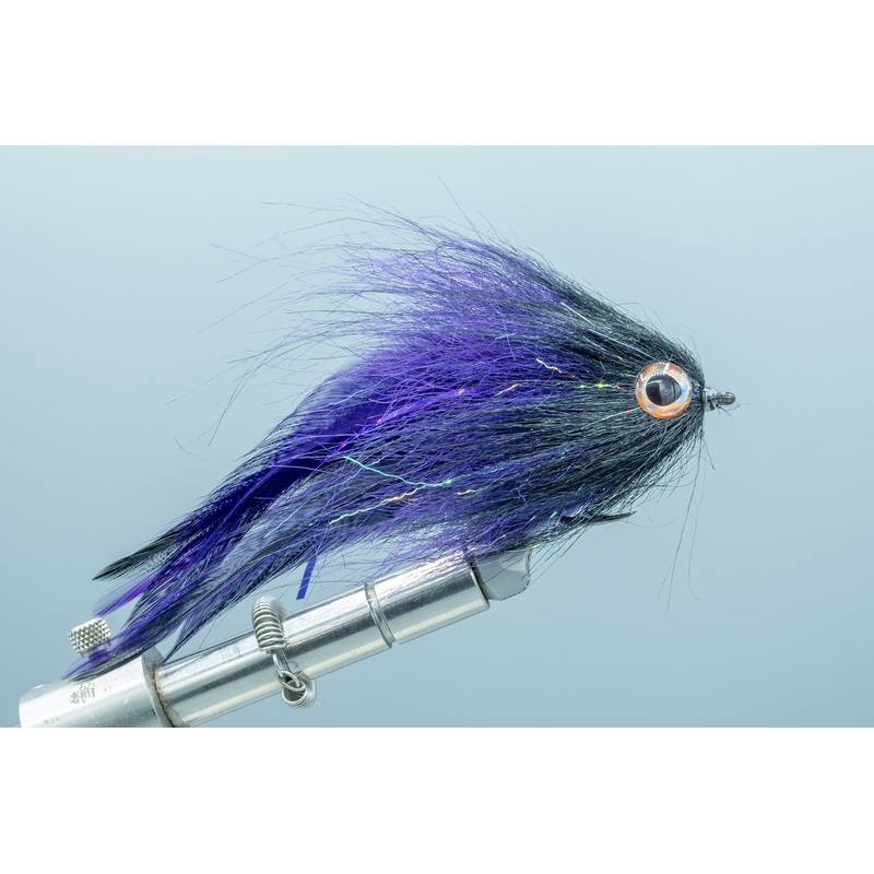 FlyMen Big Game Brush Fly Purple & Black #6/0