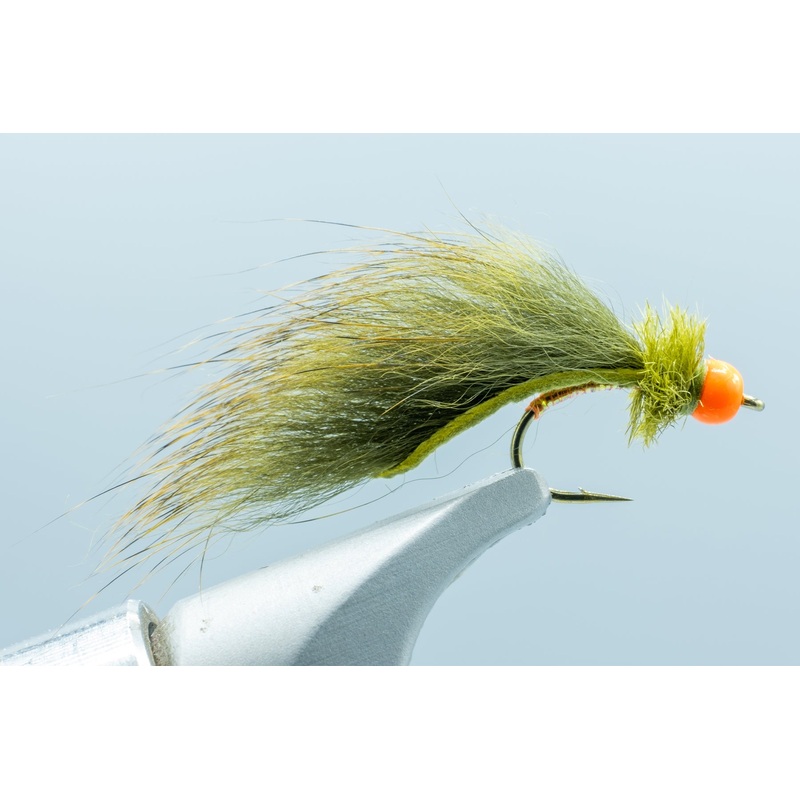 Mayer’s Hot Head Mini Leech Olive #14