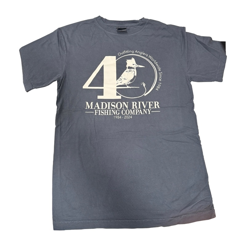 MRFC 40th Logo Pigment Dyed S/S T-Shirt Washed Navy Chest Logo