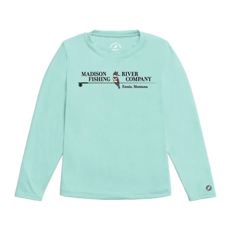 MRFC Logo Youth Sundial L/S Crew Surf Blue