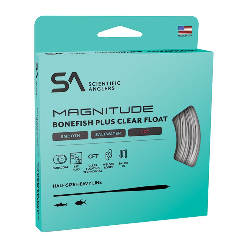 Scientific Anglers Magnitude Smooth Bonefish Plus Fly Line 10′ Clear
