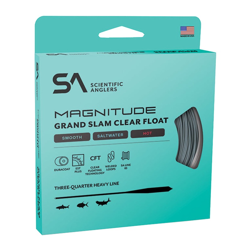 Scientific Anglers Magnitude Smooth Grand Slam Fly Line 10′ Clear Tip