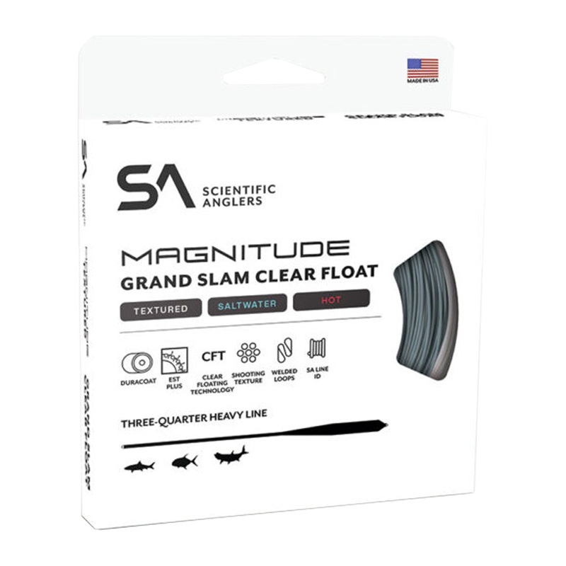 Scientific Anglers Magnitude Textured Grand Slam Fly Line 10′ Clear Tip