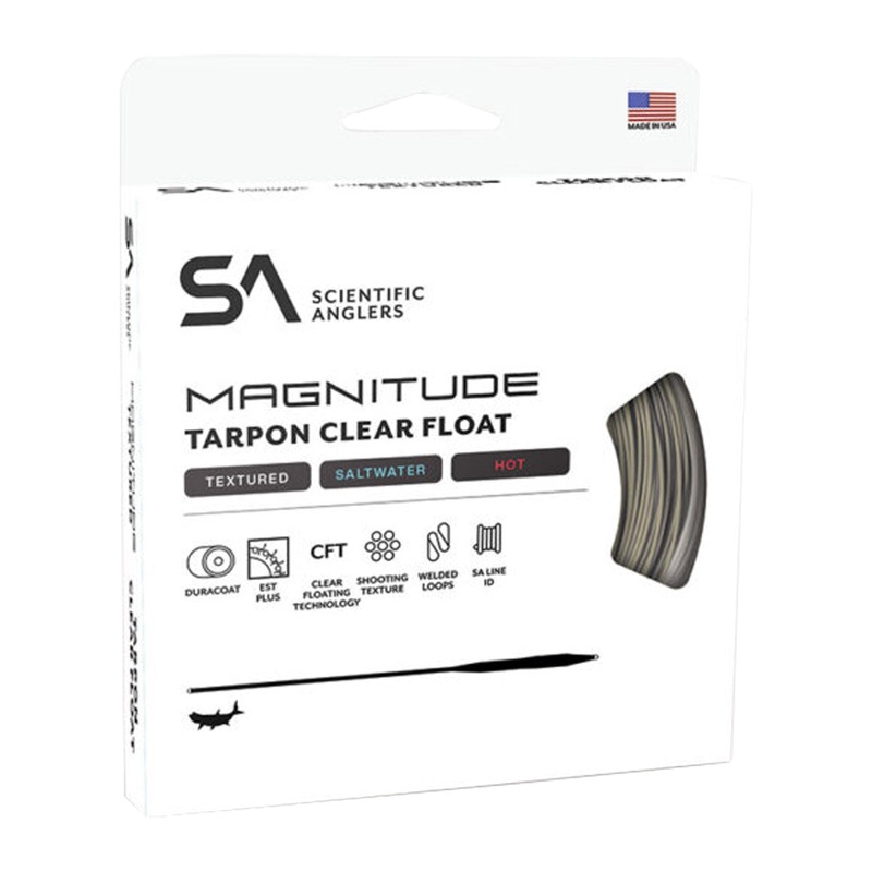 Scientific Anglers Magnitude Textured Tarpon Fly Line 12′ Clear