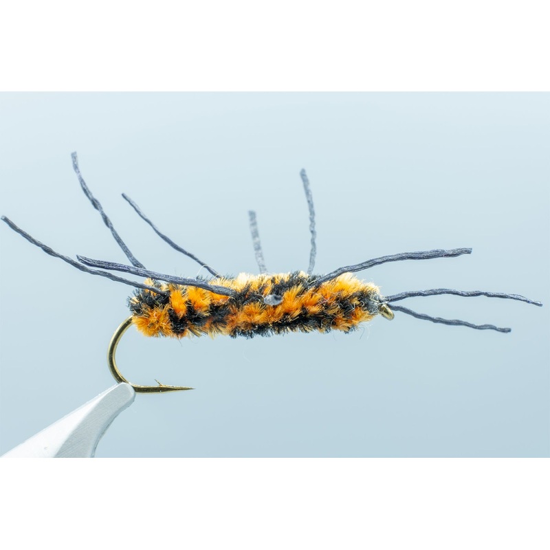 Rubber Leg Black/Orange #8