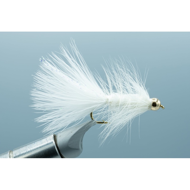 White Woolly Bugger #8
