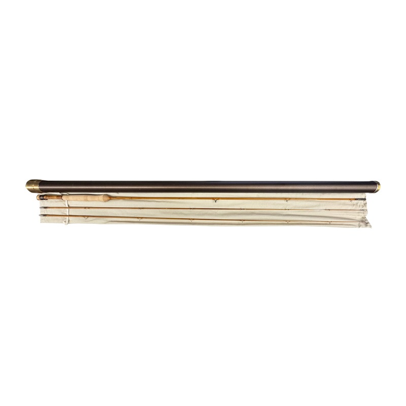 USED Mario Wojnicki Bamboo Fly Rod 4WT – 7’5″ – 2pc w/Extra Tip